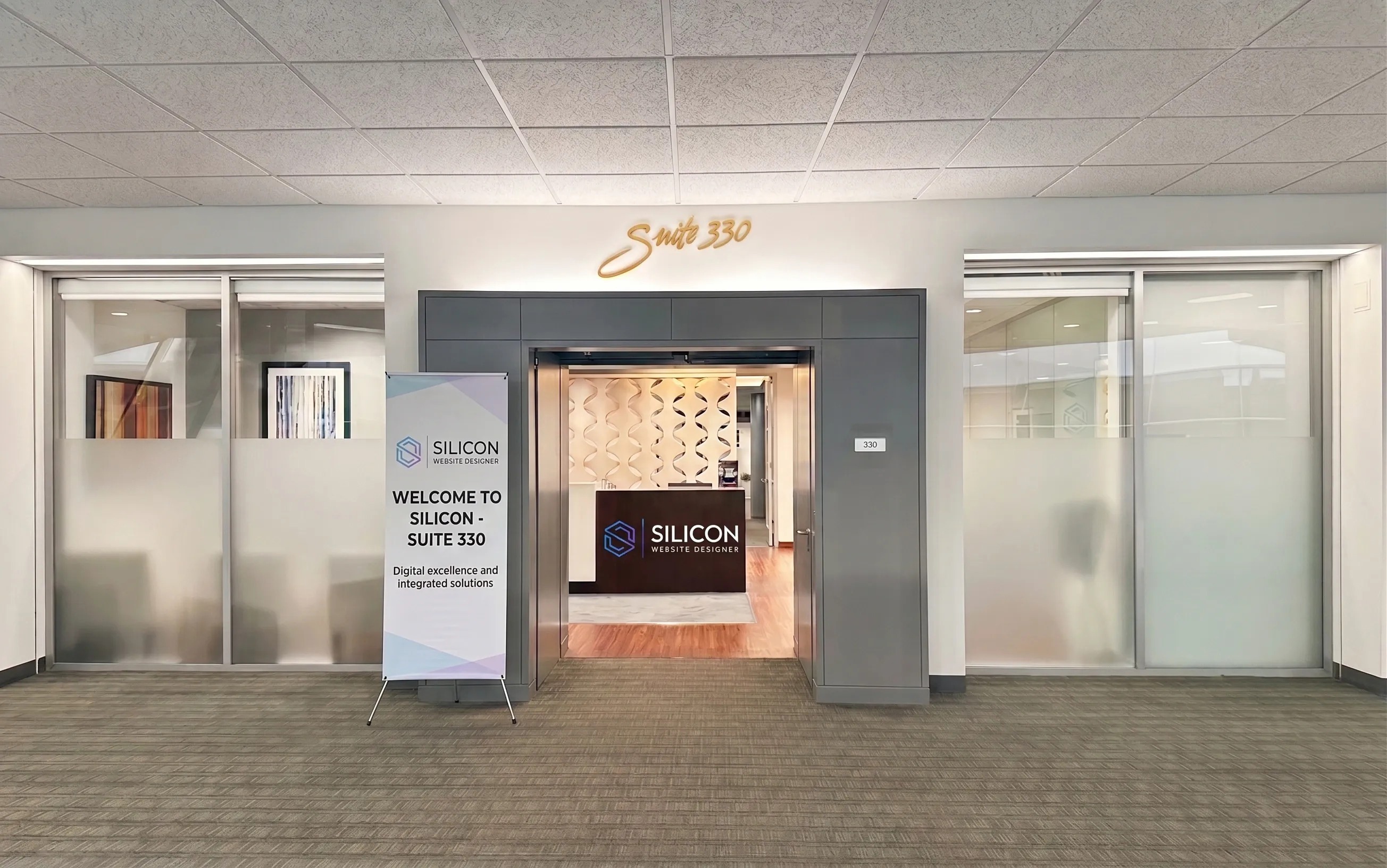 Silicon Website Designer Office Lobby
