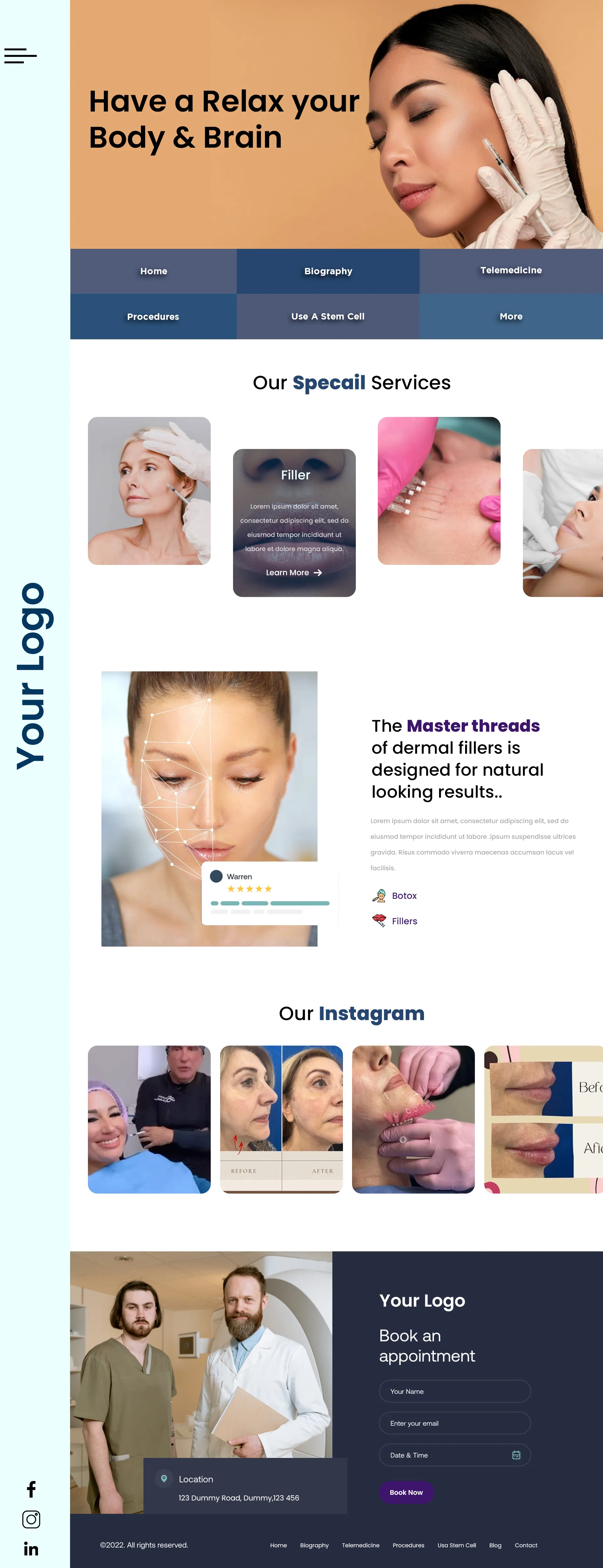 Skin Care And Treatments Designed & Developd by Silicon Website Designer